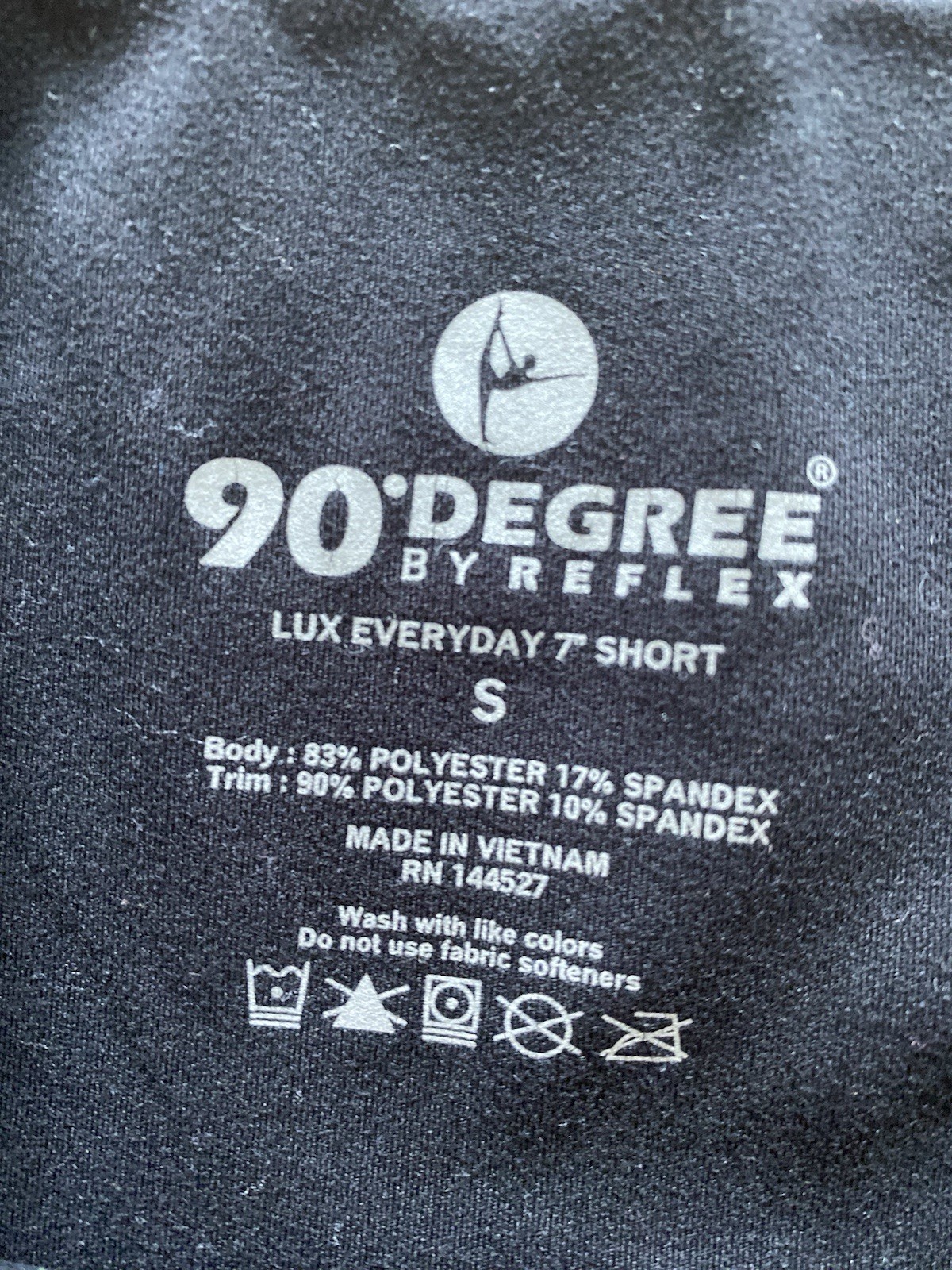 90 DEGREE by REFLEX LUX EVERYDAY 7” Short Blk