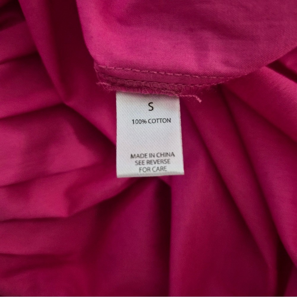 Wishlist Apparel Fuchsia Pink Ruffle Sleeve Peplum Midi Dress Women’s Small NWT