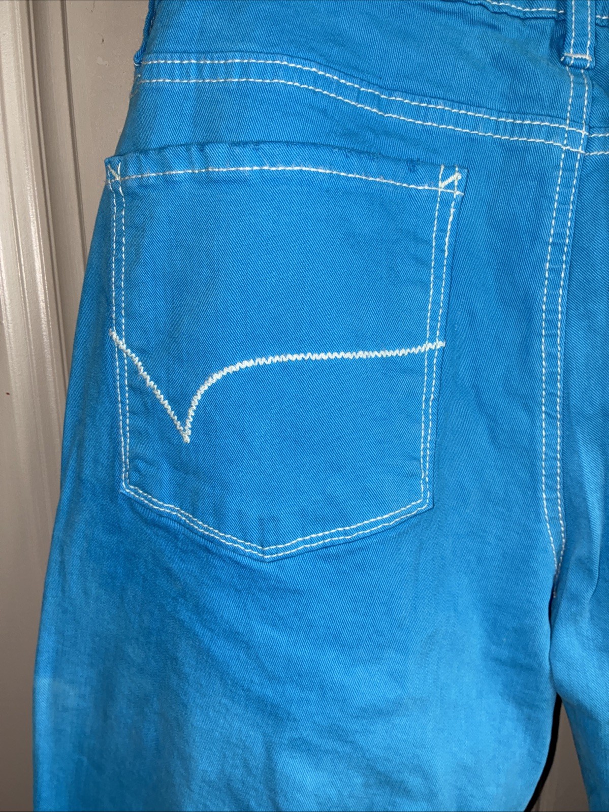 Hard Tail Size 30 Blue Low Rise Flare Jeans