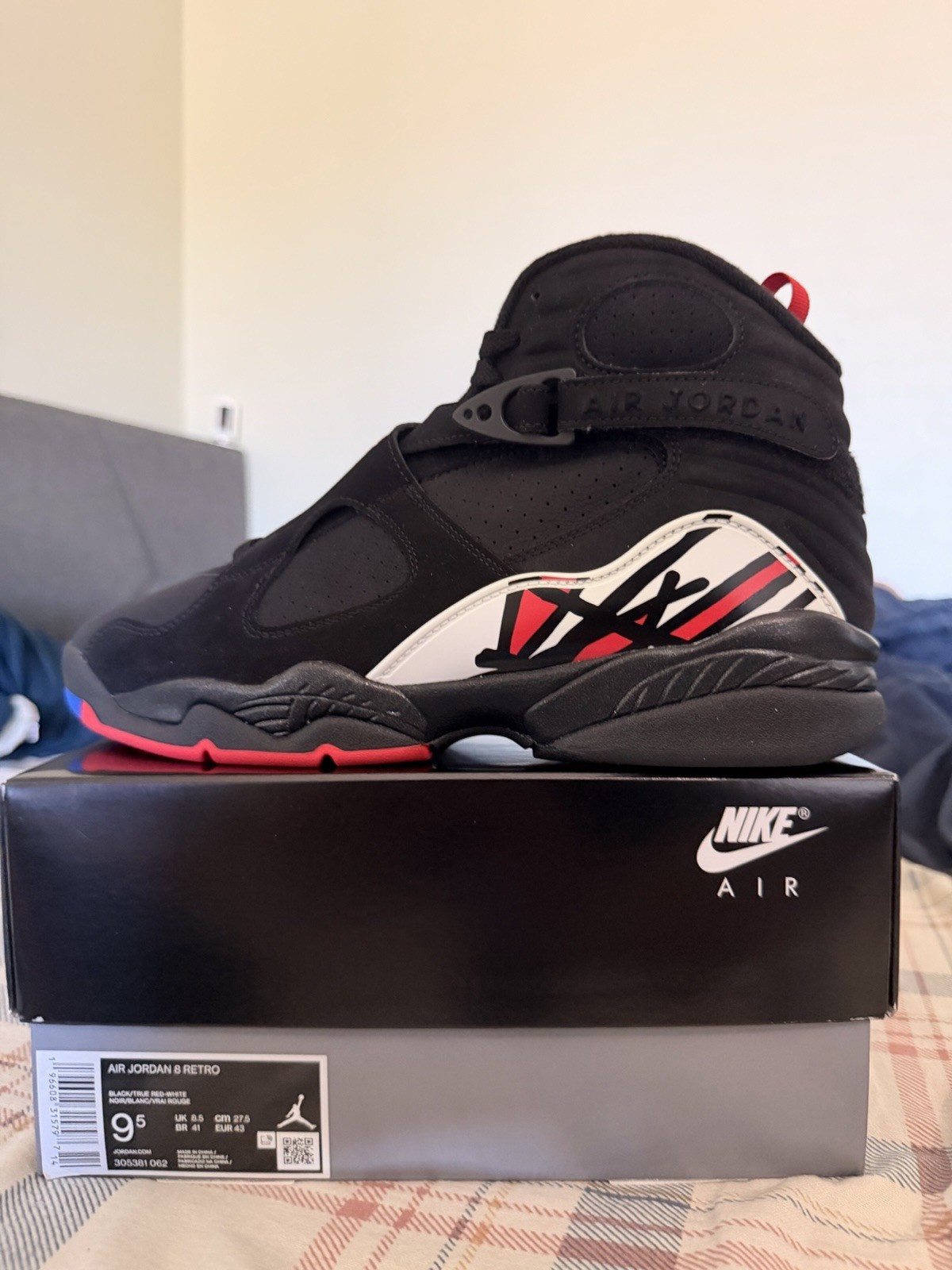 Air Jordan 8 playoffs 2023 Size 9.5 (Brand New Dead Stock)