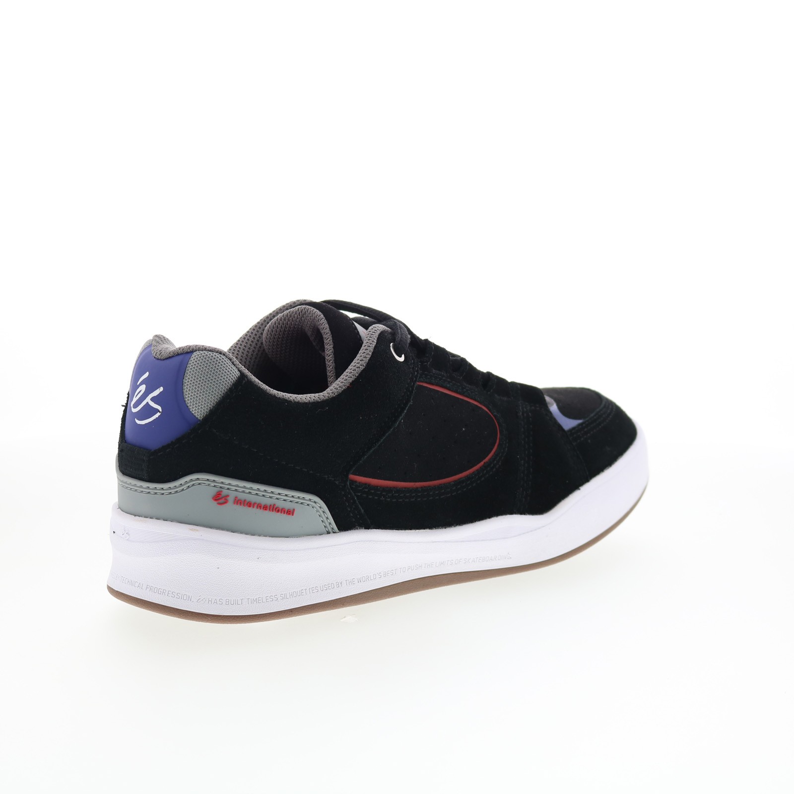 ES Accel Fit 5101000214001 Mens Black Suede Skate Inspired Sneakers Shoes