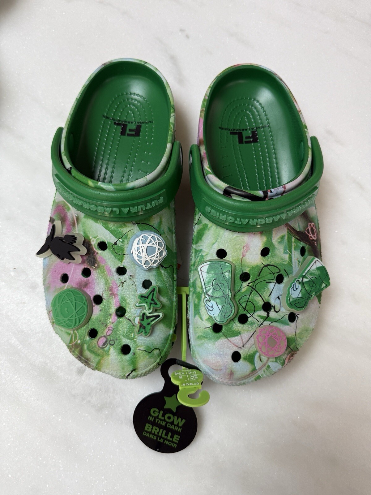 Futura Laboratories X CROCS Clogs Men’s Size 8
