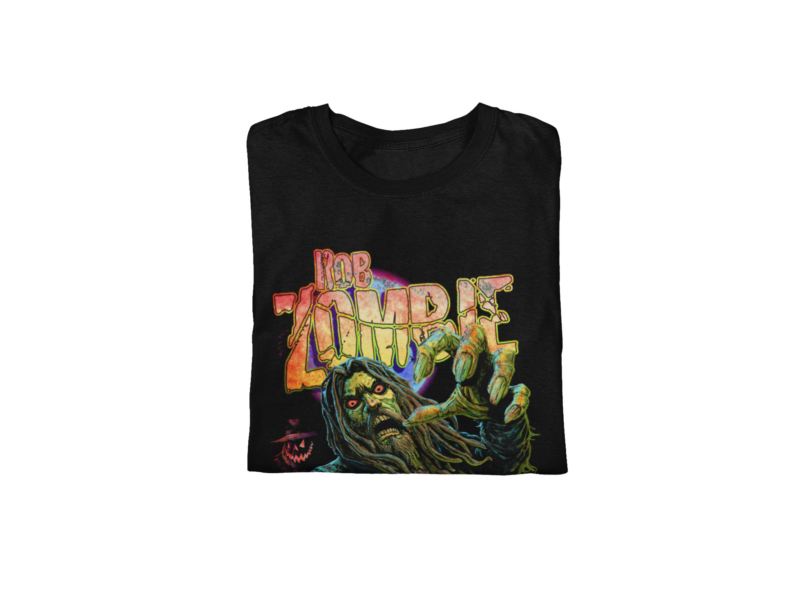 Stakes Rob Zombie – Halloween Jumbo Print T-Shirt T-Shirt Black New