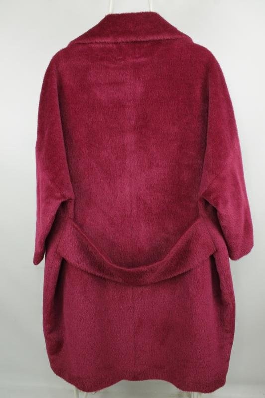 Women Alberto Aspesi Coat Burgundy Alpaca 40 / L /