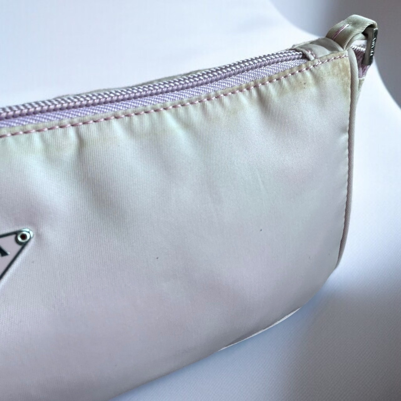 Prada Accessory Pouch Handbag Authentic Pink