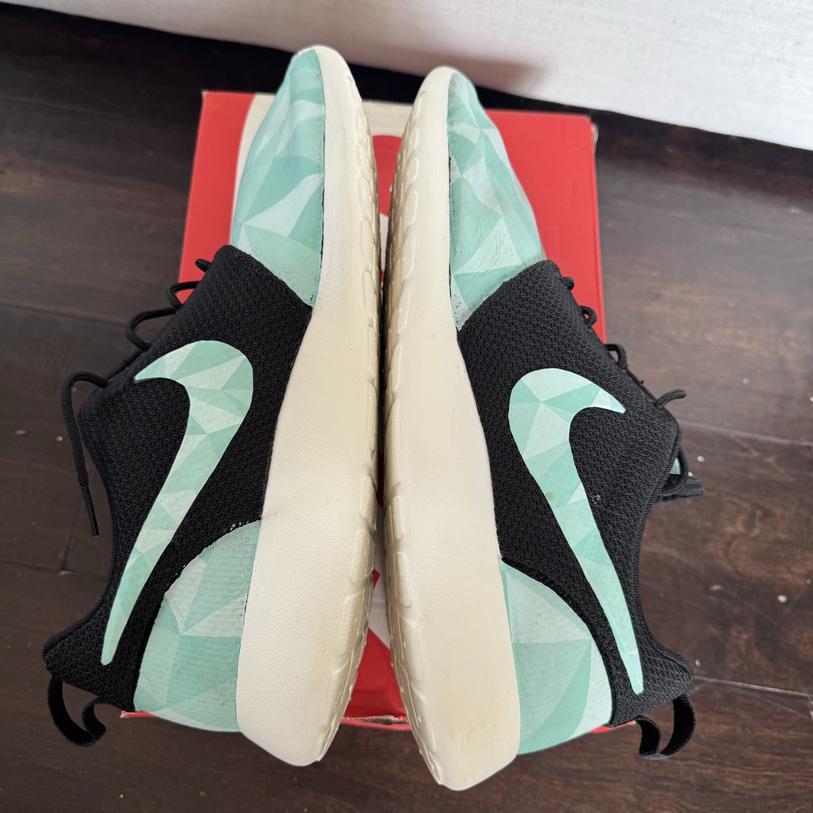 Nike Roshe One Custom NikeID Men’s Size 12 Blue Volt Running Gym