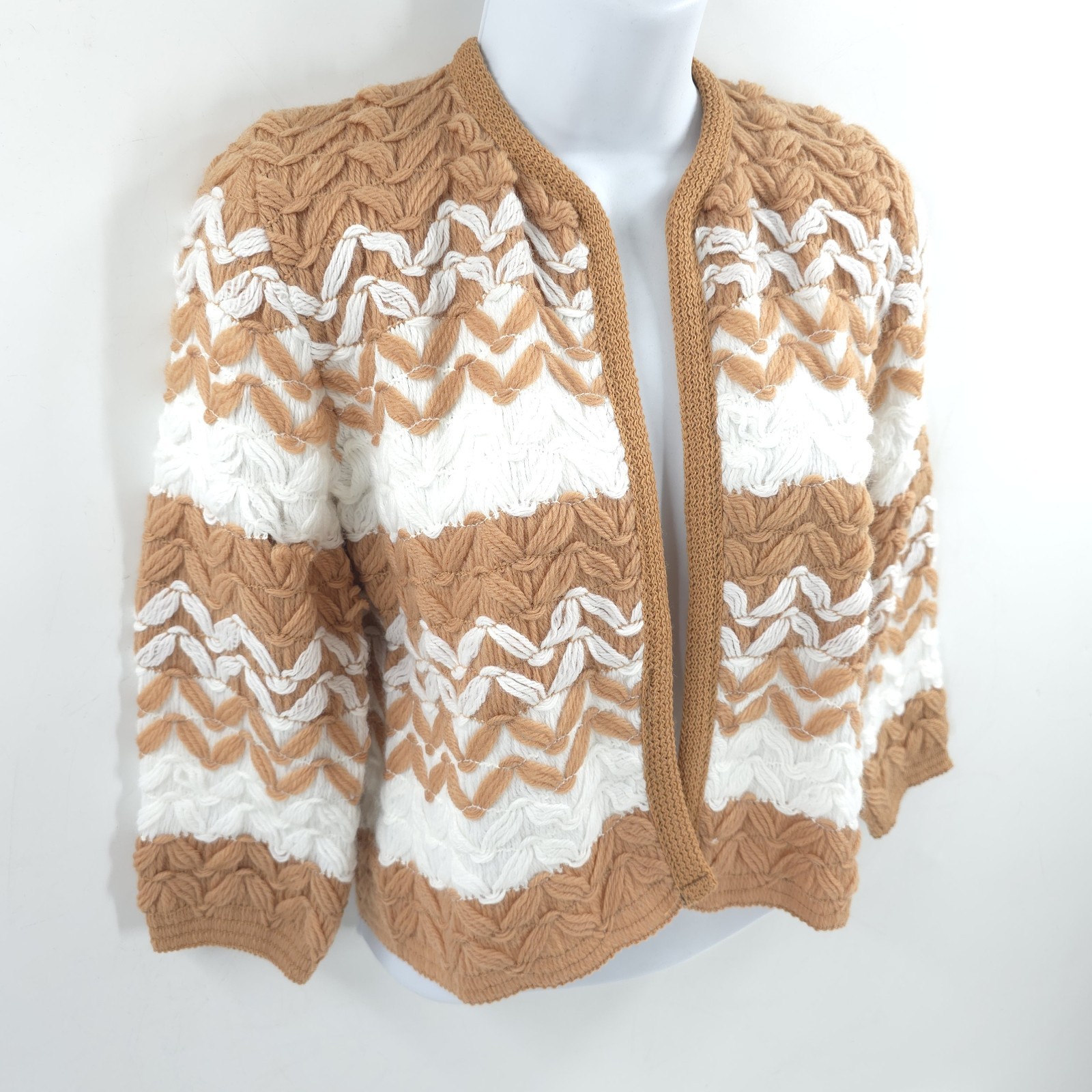 Vintage Kerrybrooke Sears Roebuck Knit Sweater S Acrylic Retro Classic 60s