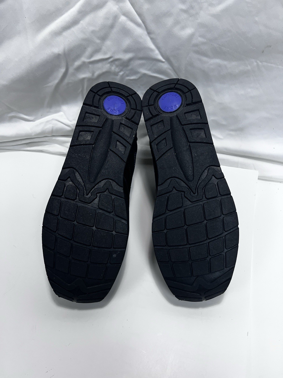 Omega Men’s Walking Shoes Size 7 D Black 43A-01 Comfort Zone Hook/Loop