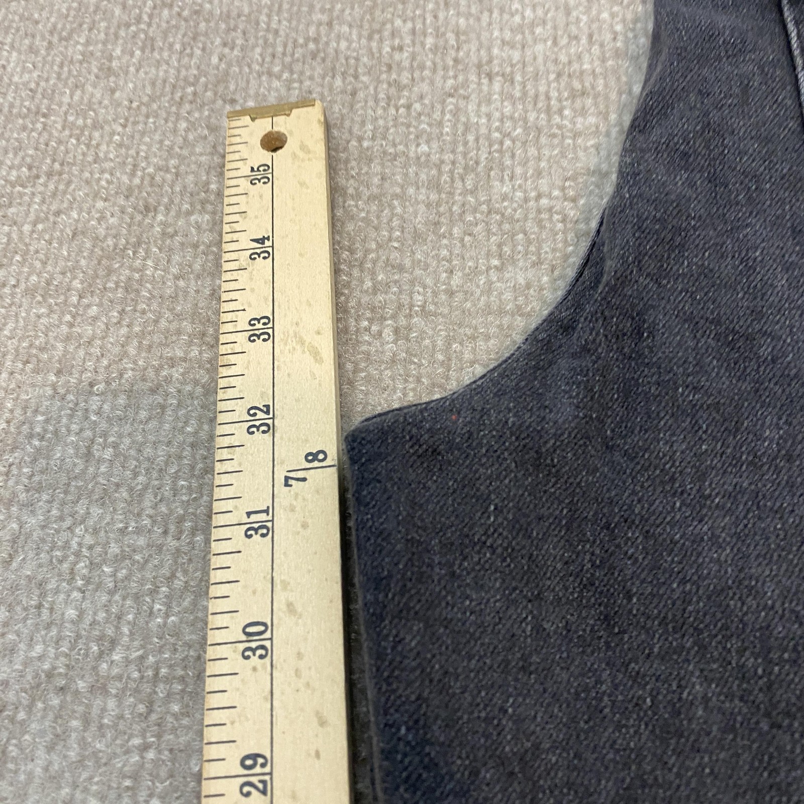 Lucky Brand 411 Athletic Taper Jeans Mens 28×32 Gray Dark Wash Stretch Denim NEW