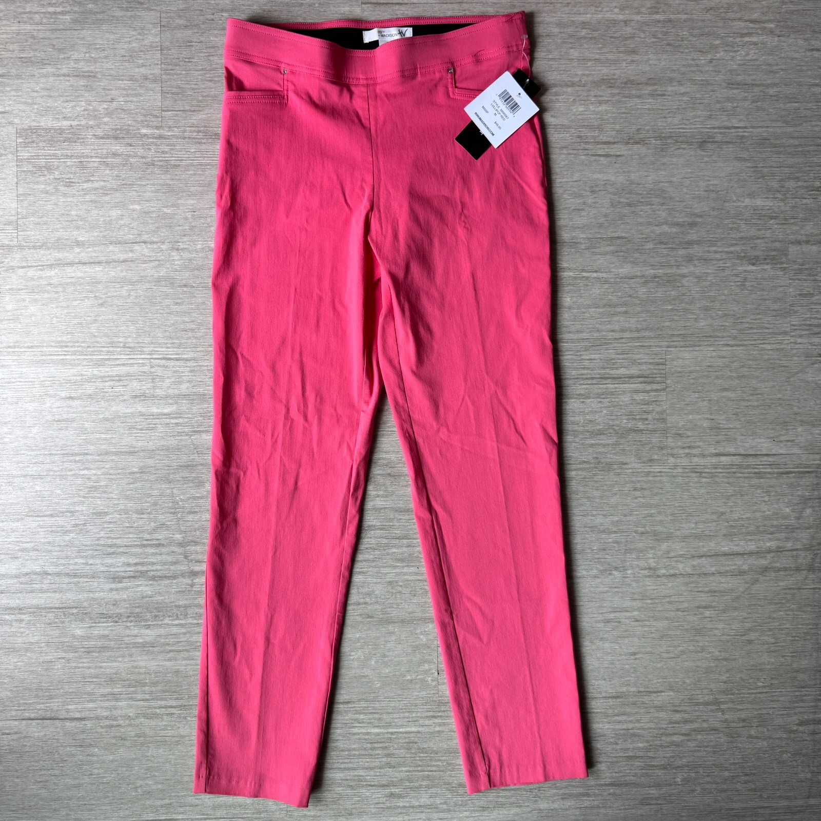 89th and Madison Pull On Pants Lollipop Red M NWT Women’s Career Trouser Stretch