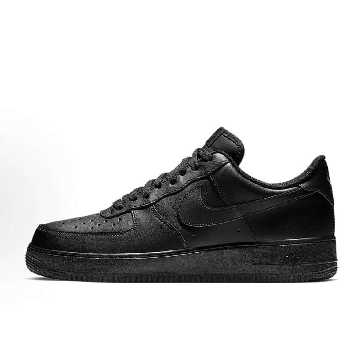 Men’s Air Force 1 ’07 Low Triple Black/White/Brown Classic Sneakers US Size 7-12