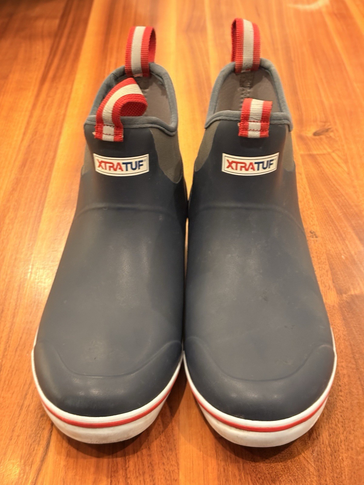 XTRATUF Men’s Waterproof 6″ Ankle Navy Deck Boots 22733