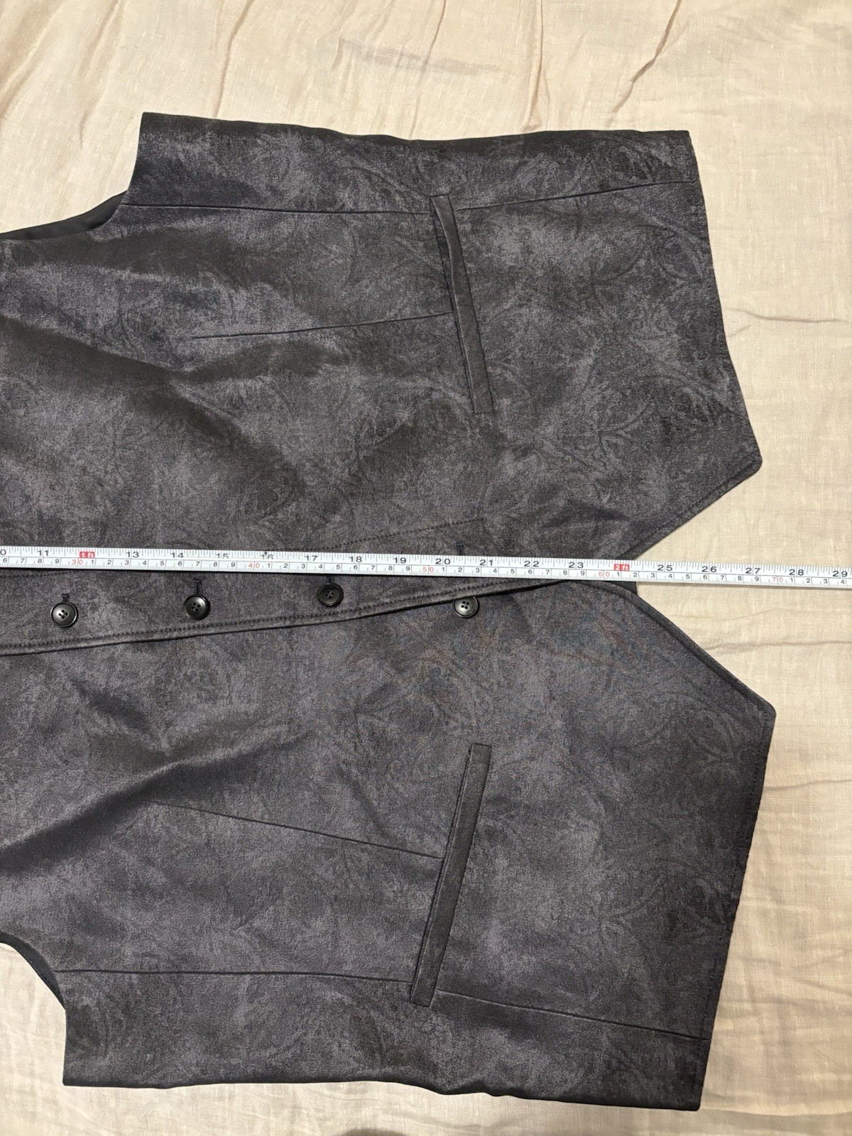 $698 NWT John Varvatos Vest 56 Men’s Beacon XL 46 US Suit Button Down Italy Made