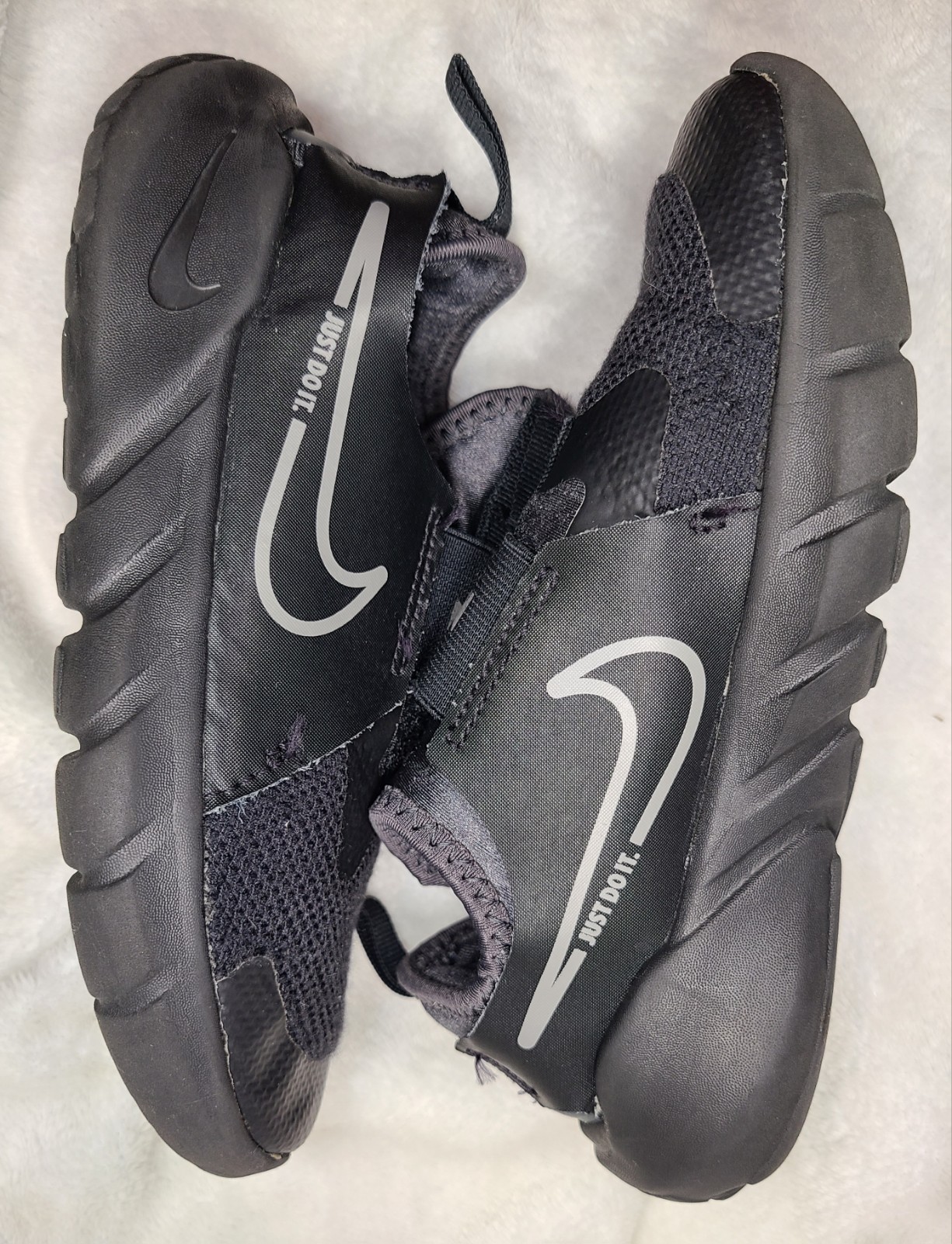 Nike Flex Runner 2 Slip On Shoes Black Anthracite DJ6039-001 Toddler Youth 1
