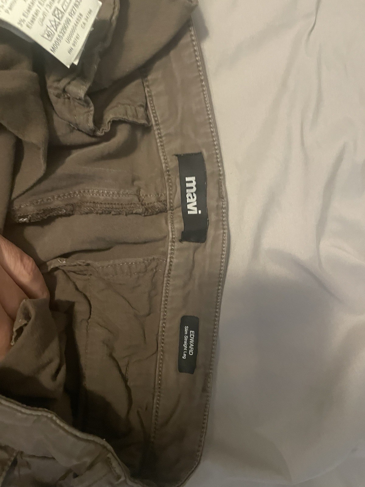 Mavi Mens Brown Classic Chino Pants, 38W 32L