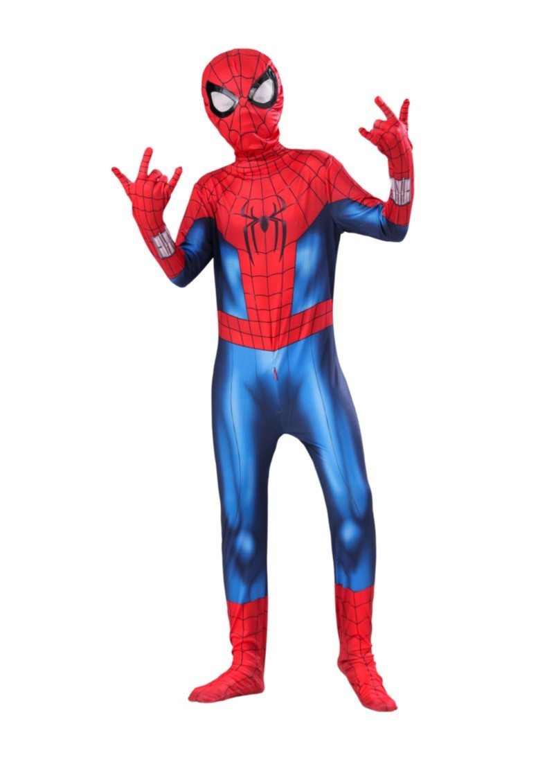 Spider-man 4 Jumpsuit Cosplay Costume Brand New Day Suit Adult Kids Halloween