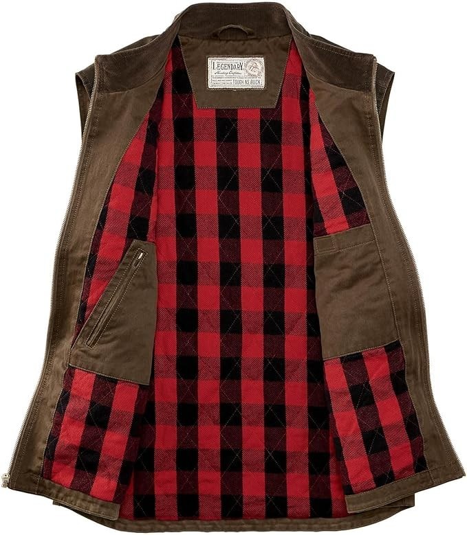 NWT Legendary Whitetails Hunting Outfitters Men’s Tough As Buck Vest – 2XL