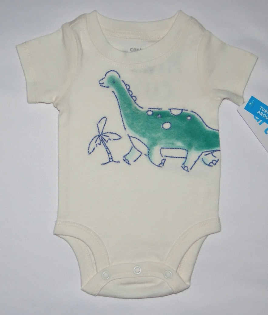 Baby boy clothes, 12 months, Carter’s 2 piece Dino set/ SEE DETAILS ON SIZE~