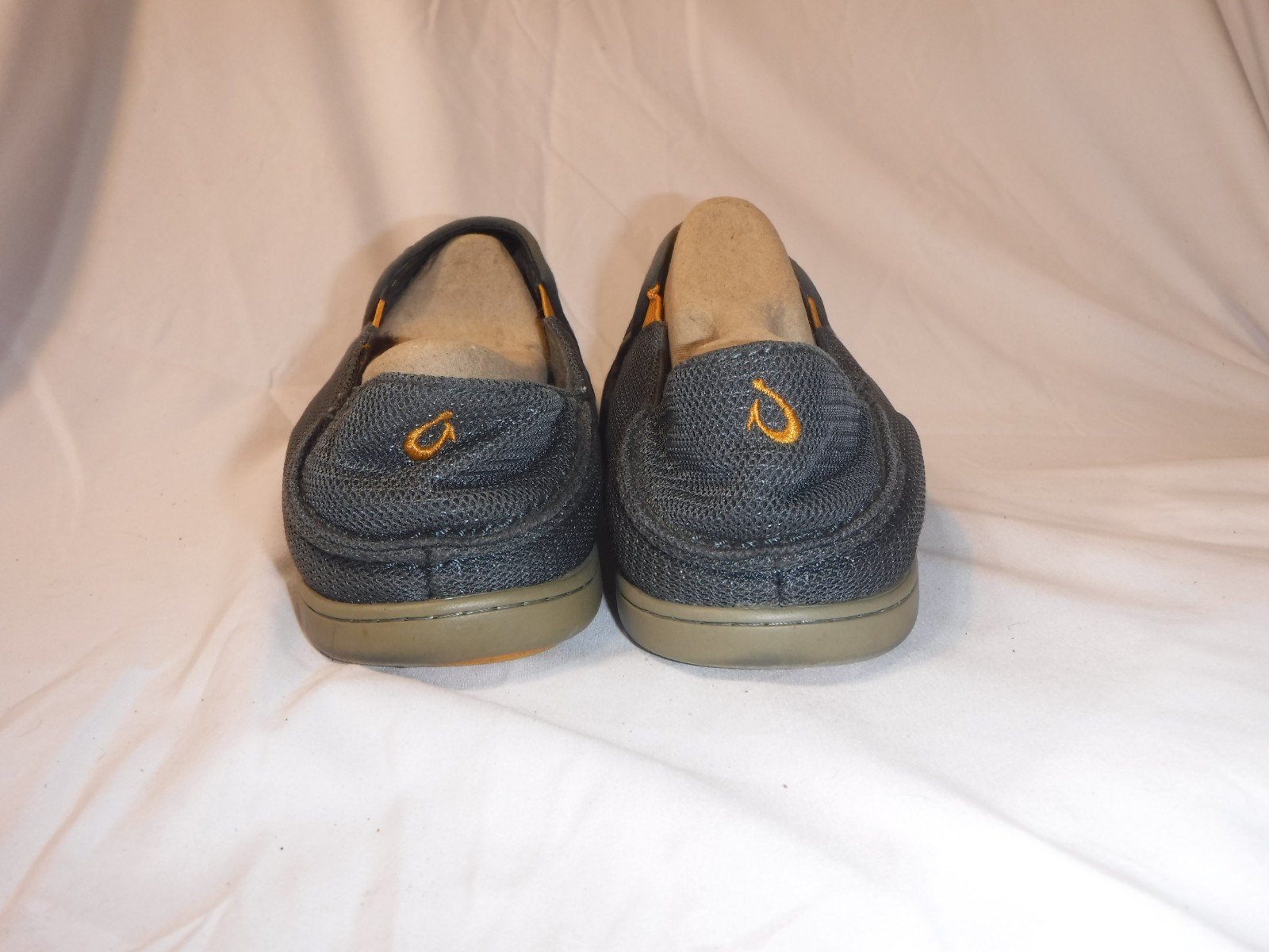 Olukai Nohea Mesh Men’s US 8 EU 41 Dark Gray Grey Slip On Comfort Loafers Shoes