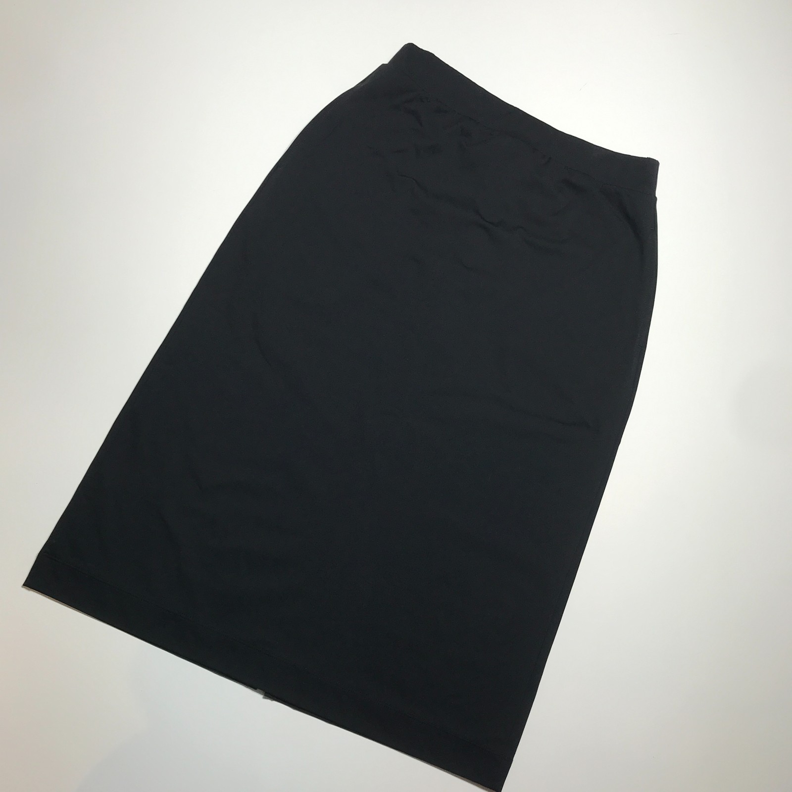 Uniqlo Skirt Womens M Dry-Ex Stretch Jersey Black Narrow Straight Pull On