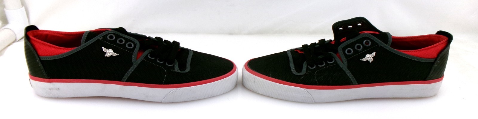 Creative Recreation Shoes Cesario Lo Ripstop Black/Red Sneaker Size 10