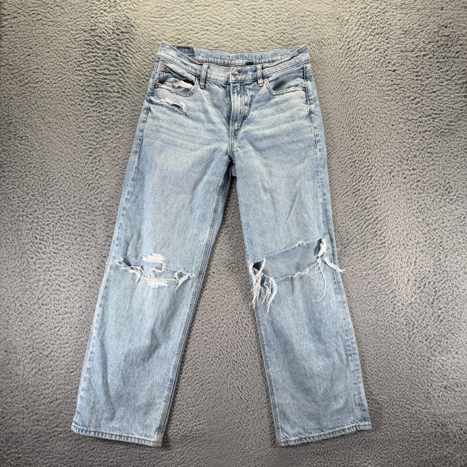 American Eagle Outfitters Strigid Stovepipe Jeans Women’s 6 Blue Denim Straight