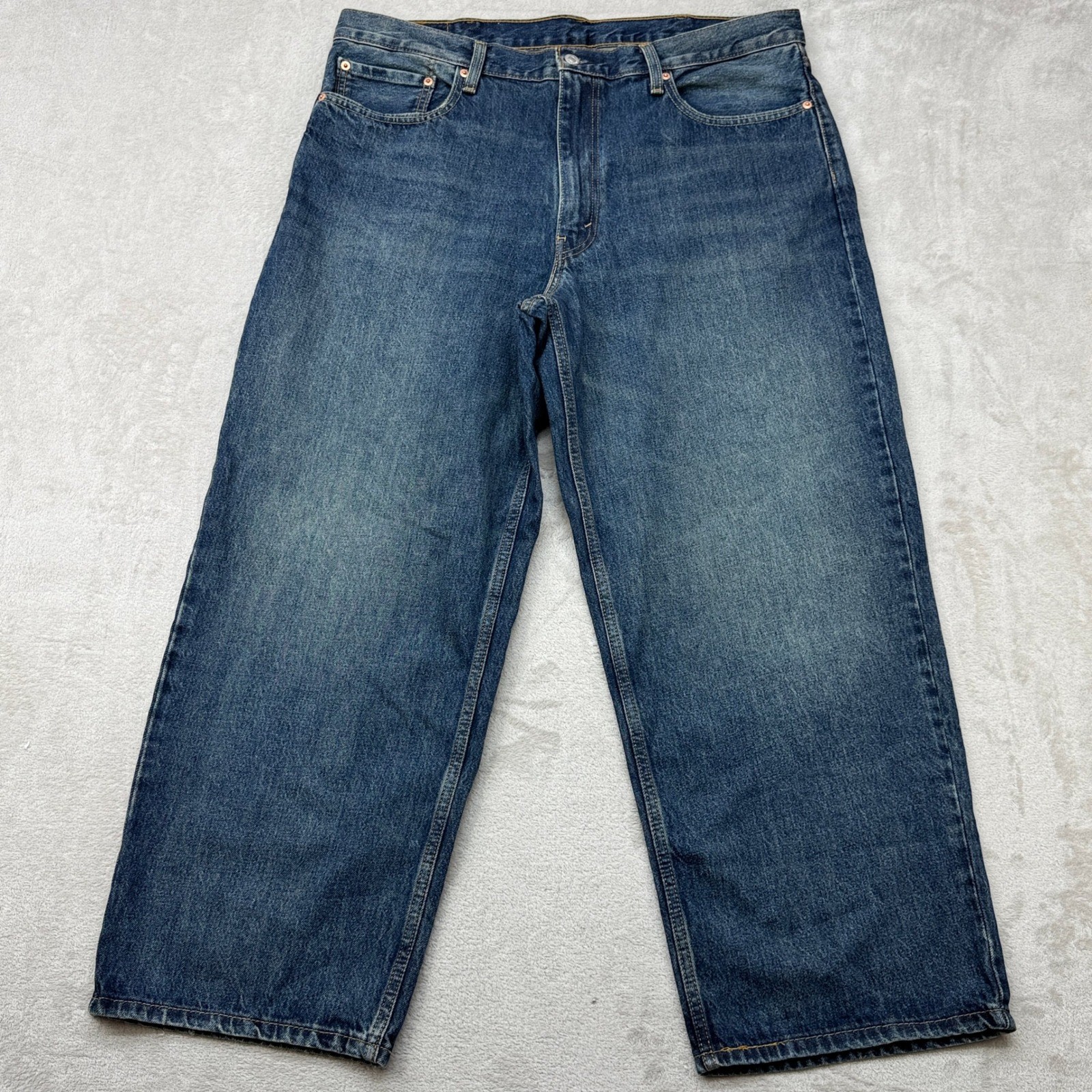 Levi’s 578 Baggy Jeans Men 38×30 Blue Denim Wide Leg 90s Style Streetwear Skater