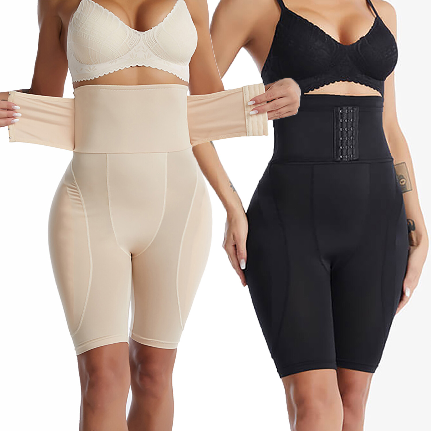 Crossdresser Body Shaper High Wais Hip Pads Enhancer Panties Thigh Slim Fake Ass
