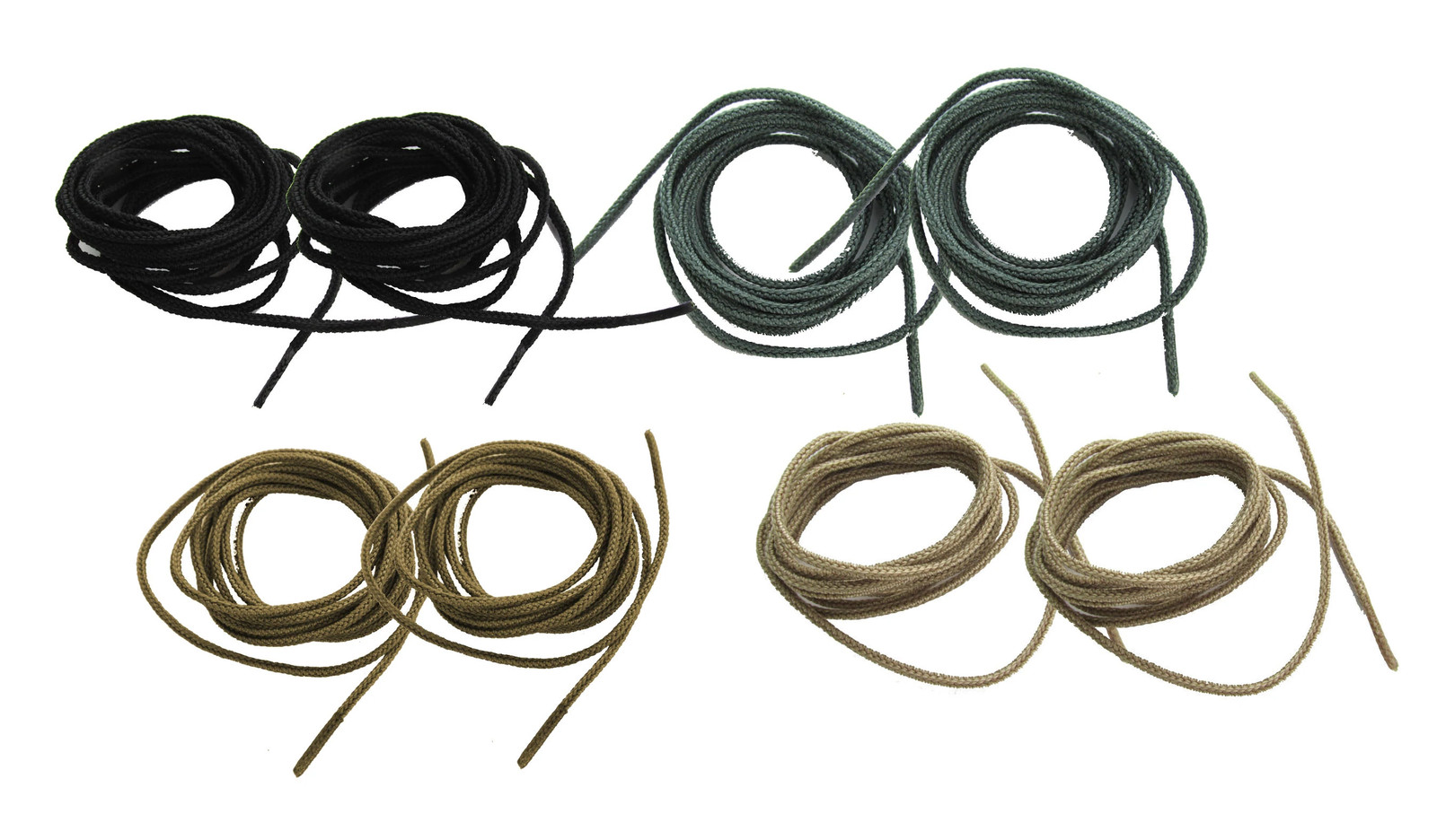 64-68 inch Replacement Boot Laces – THIN – for Military, Tactical & Work Boots