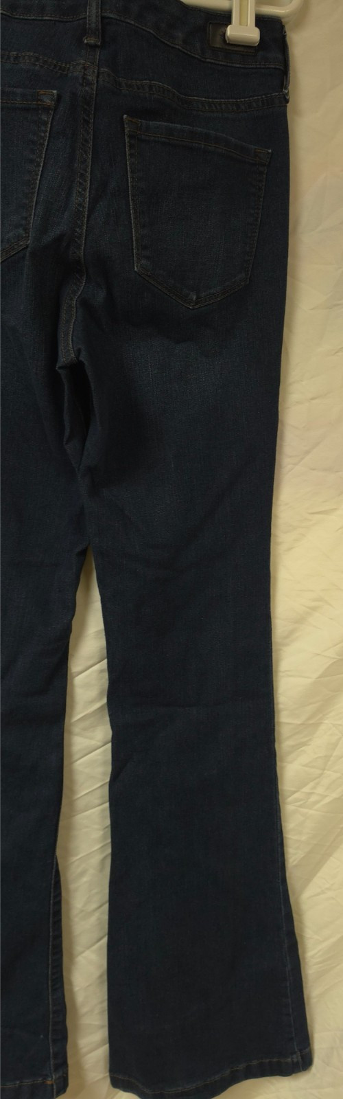 Sophia Vergara Melisa Flare Button Fly Dark Wash Mid Rise Stretch Jeans 2 26×33