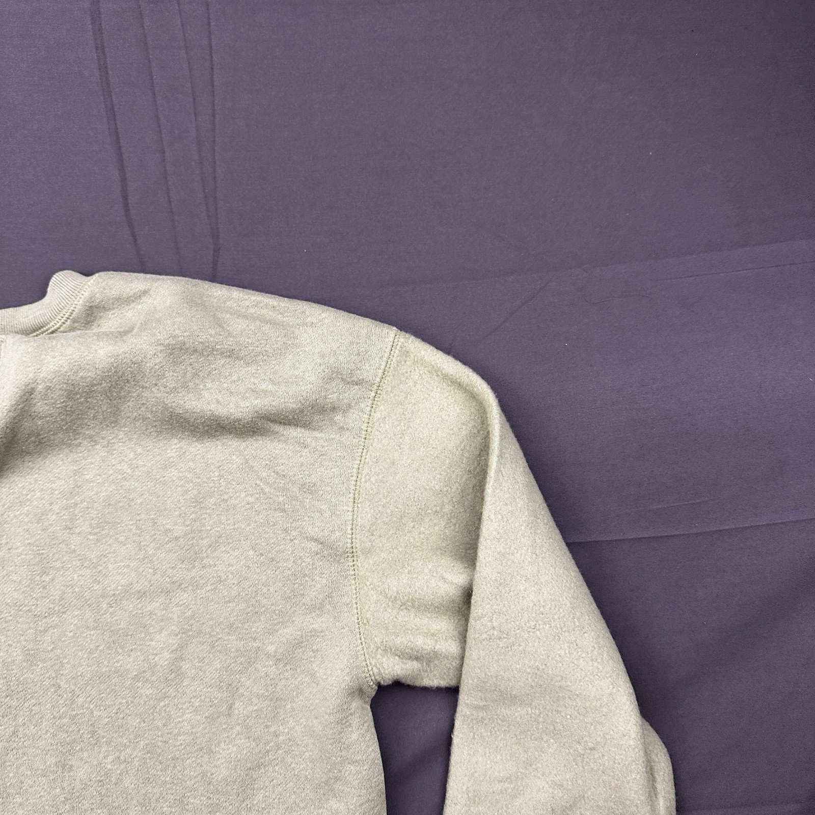 League Collegiate Sweatshirt Womens Medium Sage Green Montana Logo Fleece Lined