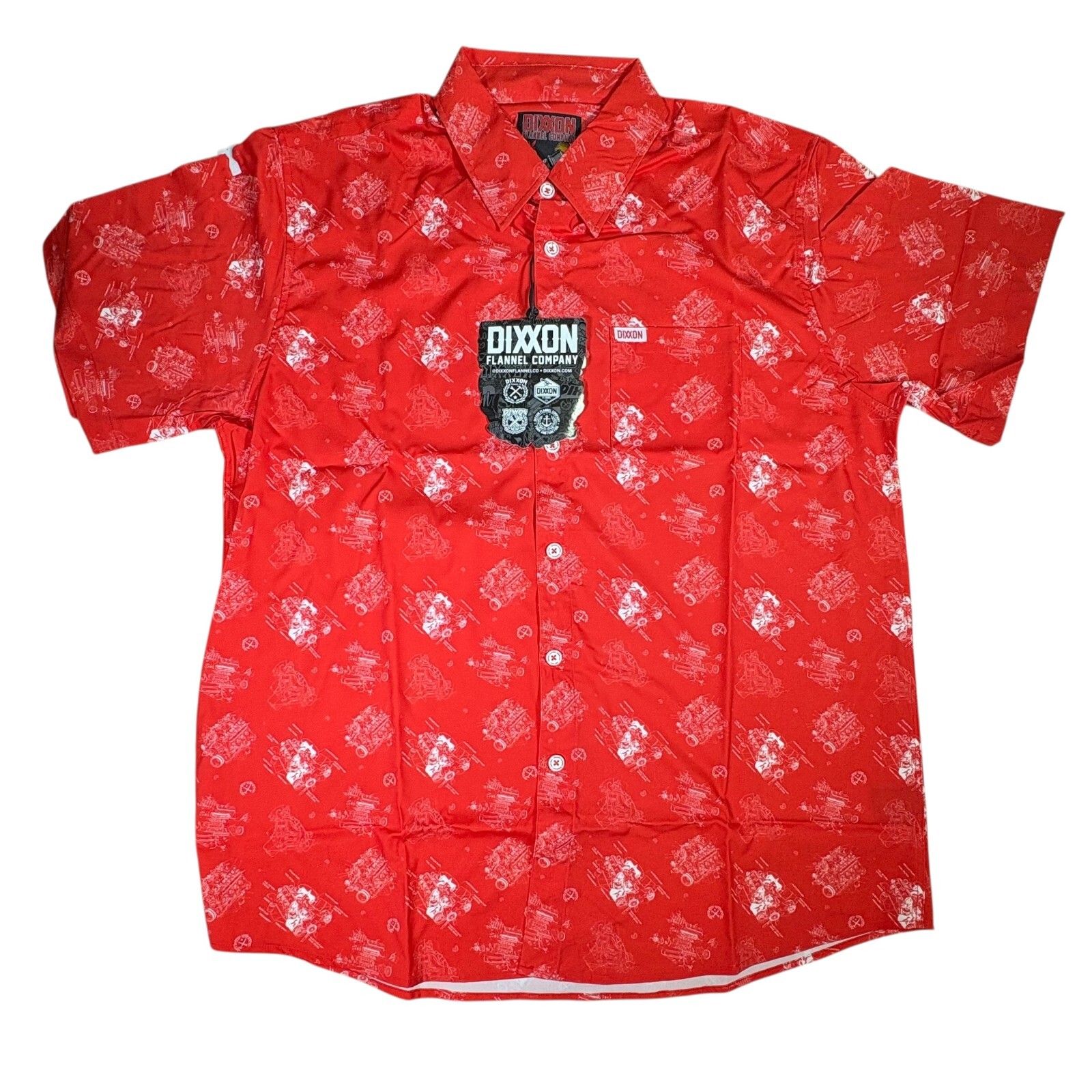 Dixxon Flannel Company Mens The 350 Party Button Up Shirt Size XL New