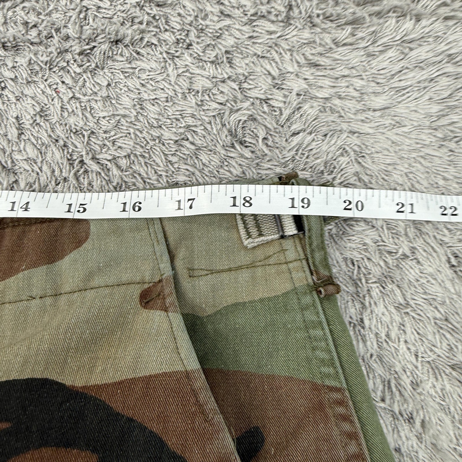 Vintage Winfield MFG Co Combat Pants Mens 38×31 Woodland Camo Cargo BDU 80s