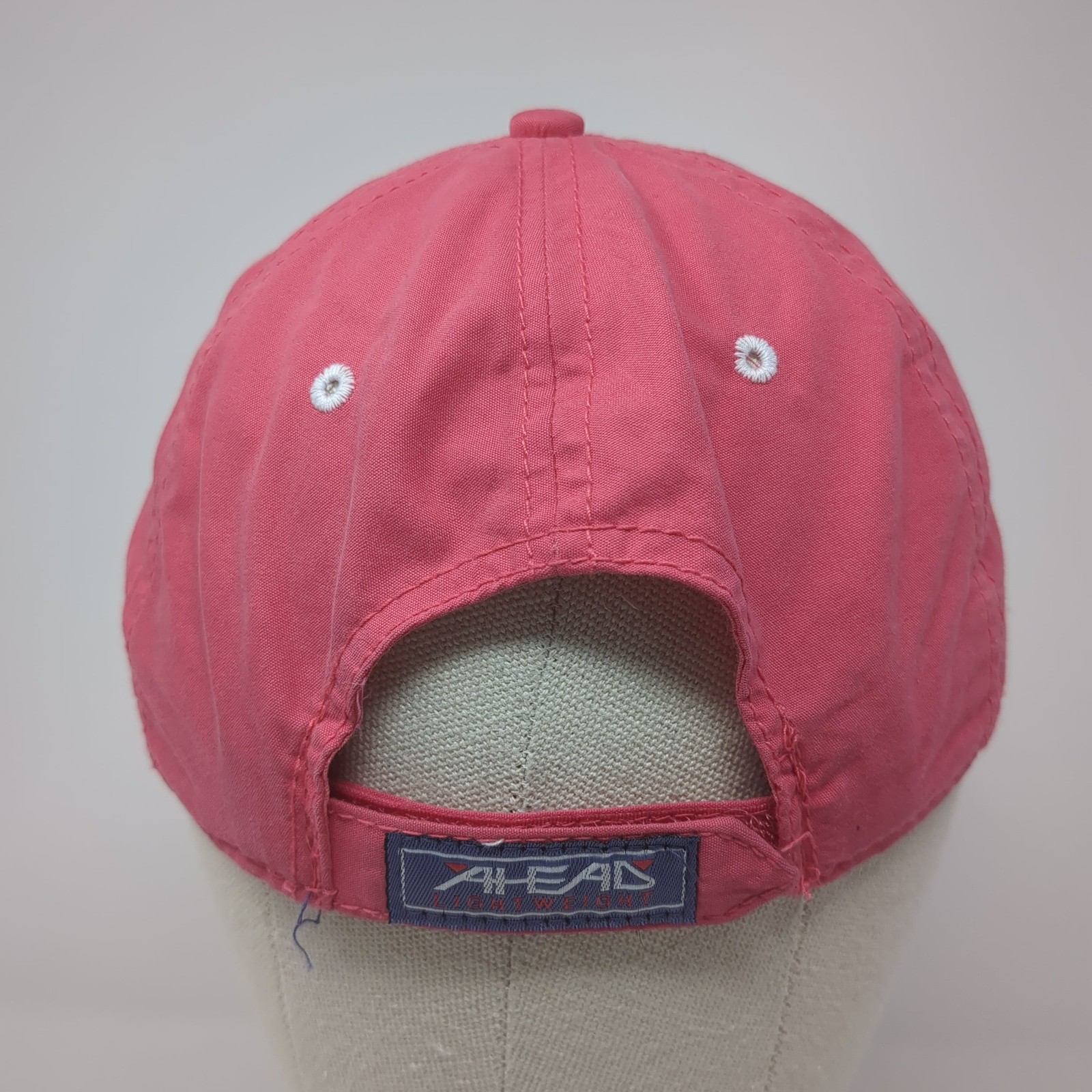 Chillin N Coolin Strapback Hat Solid Pink One Size Embroidered Ahead