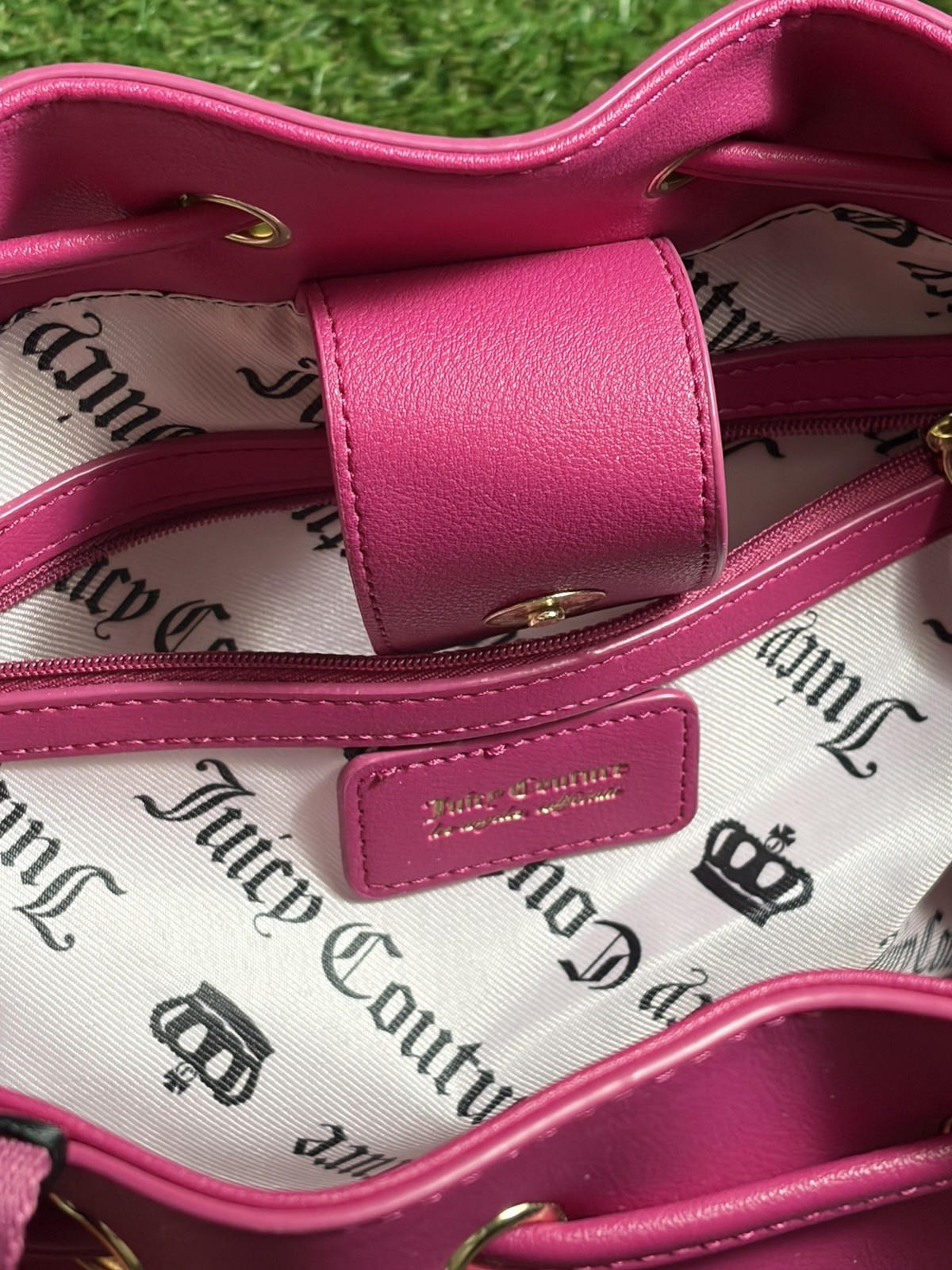 Juicy Couture Sweet Tea Party Tote Bag Pink Clay