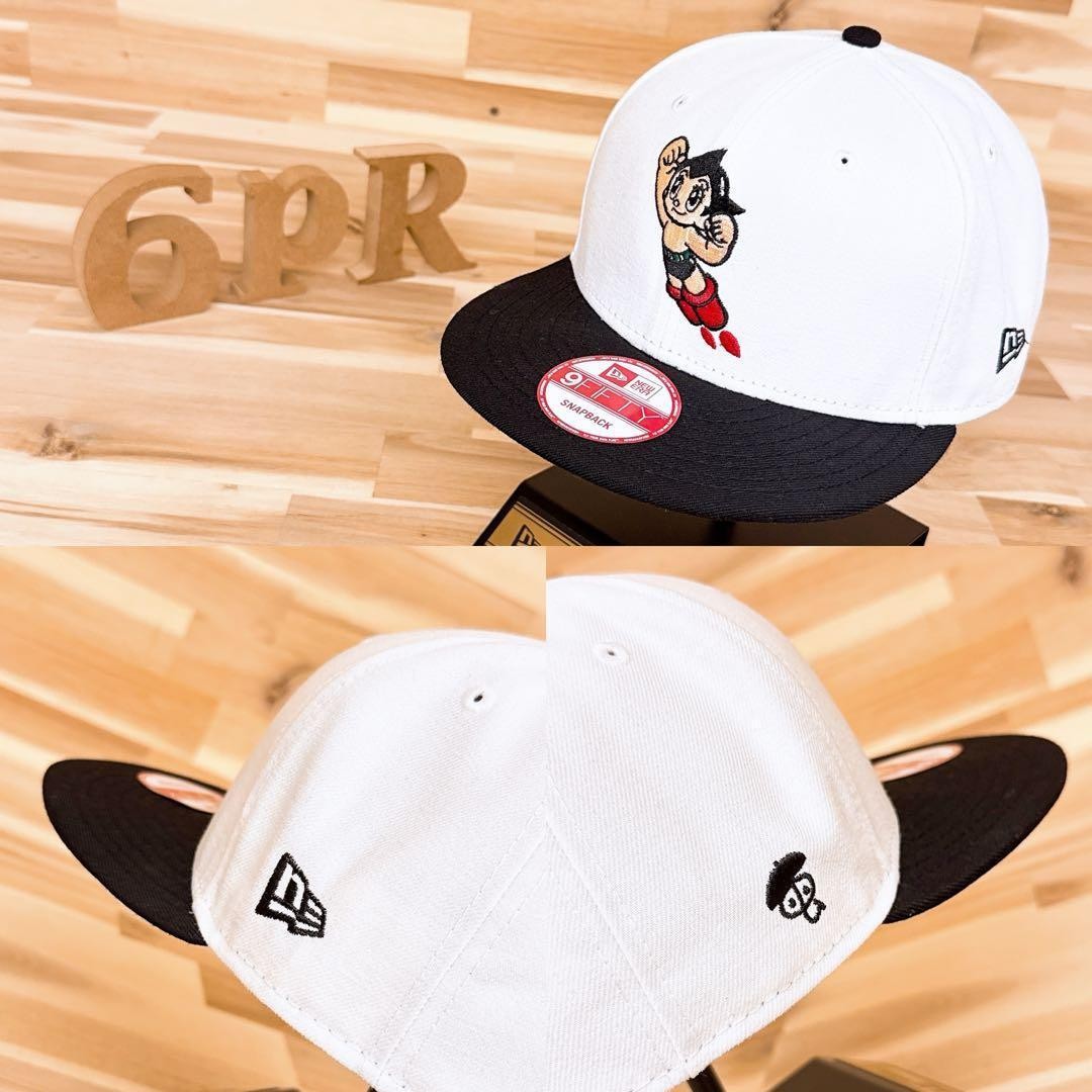New Era Astro Boy 9FIFTY White Black Cap Collectible 15+