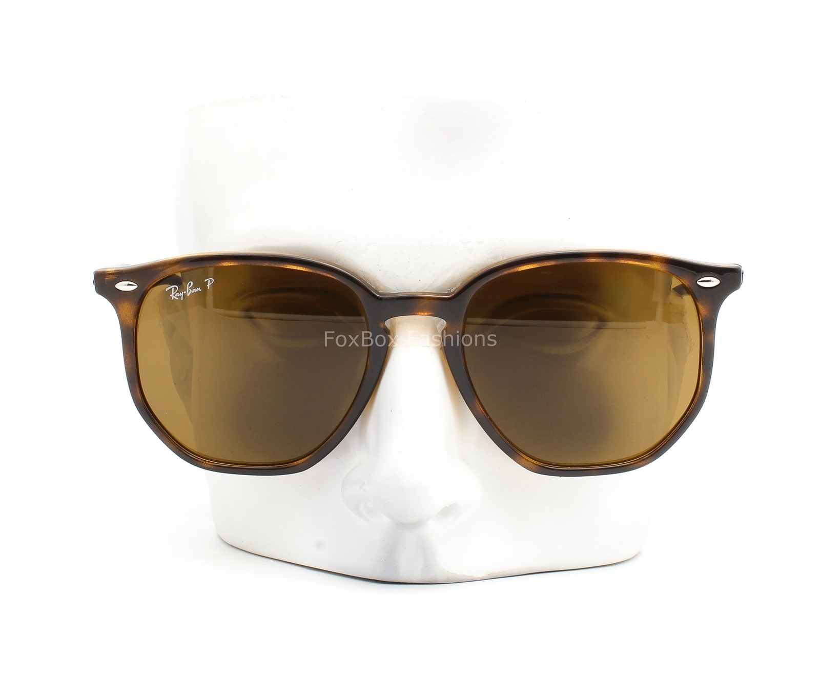 Ray-Ban Sunglasses RB 4306 710/83 Polished Brown Havana Polarized with Case