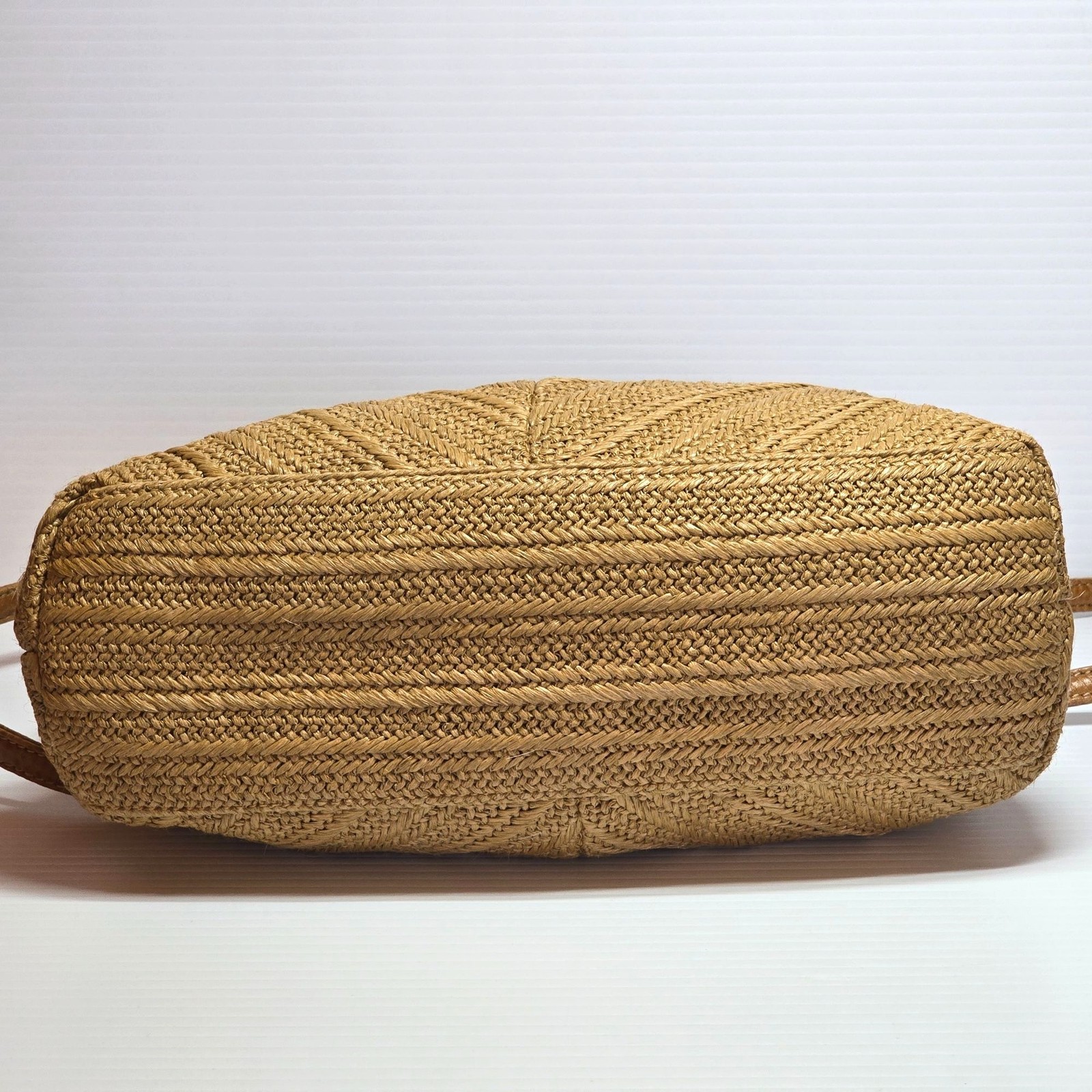 Rosetti Lt. Brown Tan Woven Convertible Shoulder Crossbody Bag Purse Handbag
