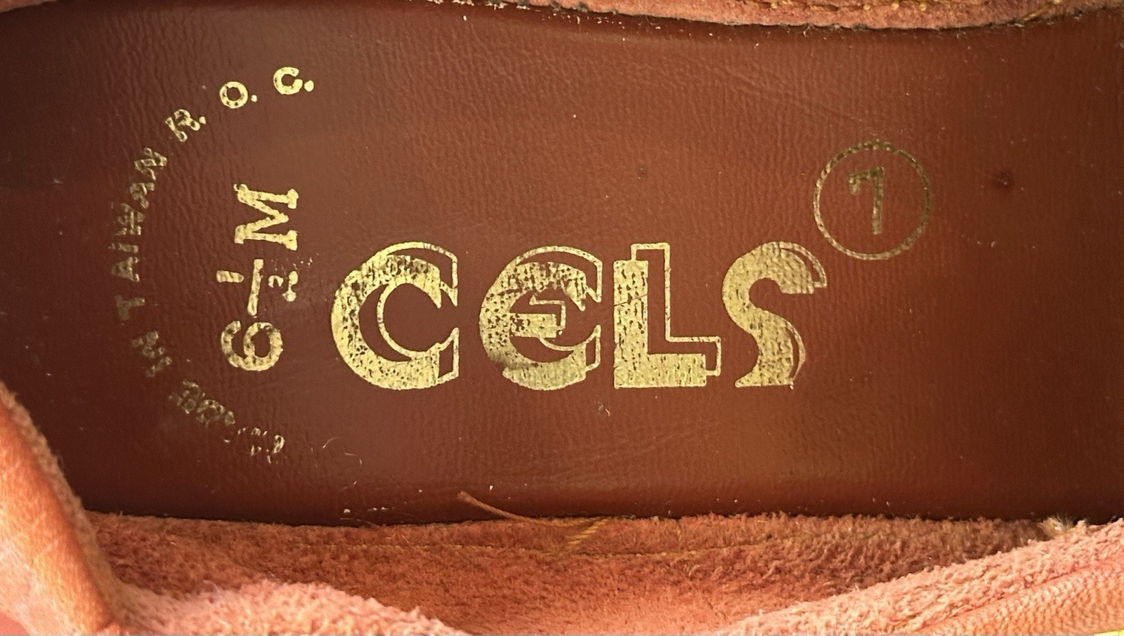 Vintage Platform Wedge Shoes Terracotta Fudpuckers