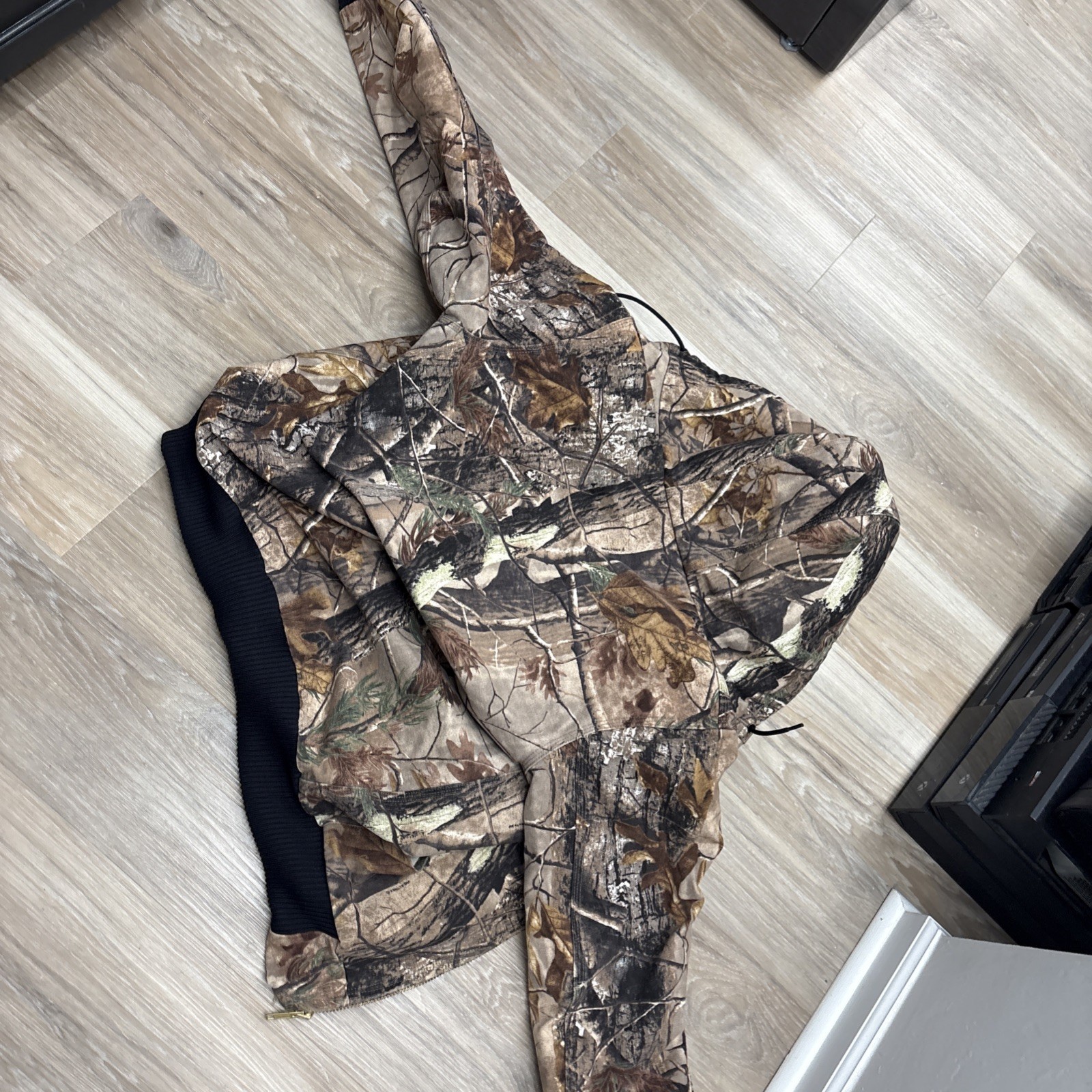 Vintage Carhartt J221 CAP Realtree Camo Jacket Full Zip workwear Size S USA Made