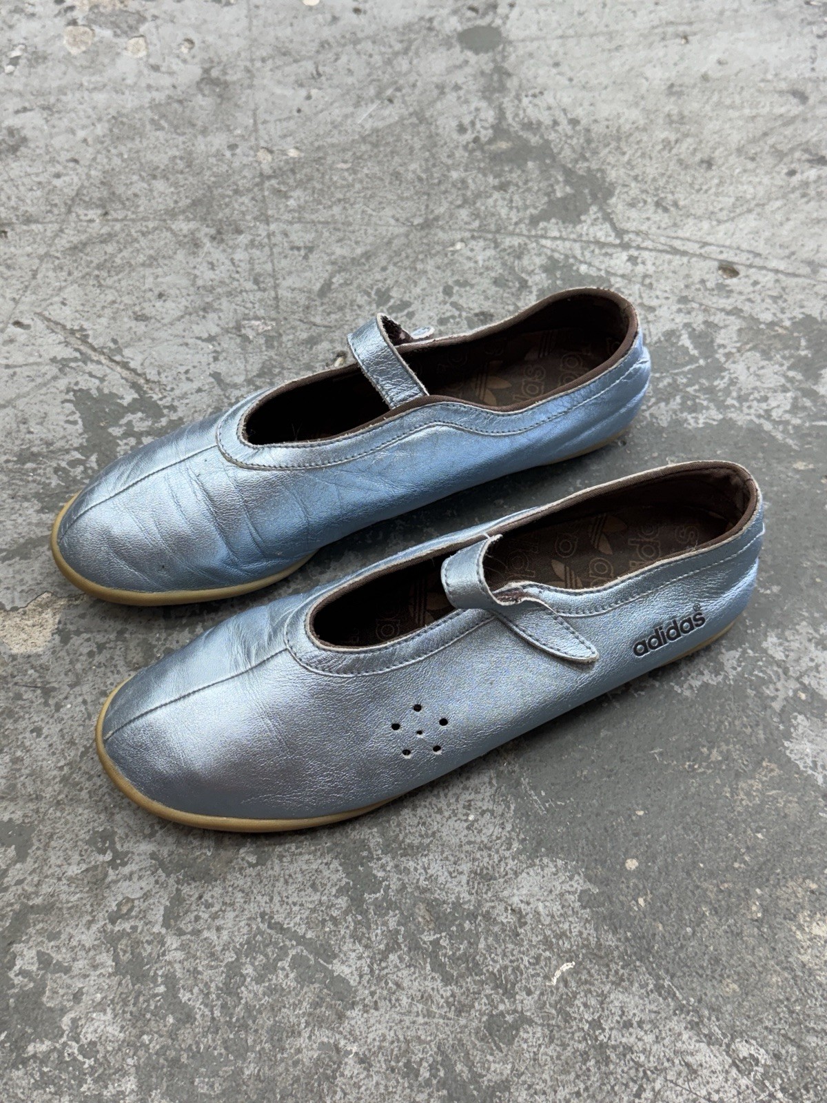 Adidas Ballet Flats Mary Jane Womens Size 38 2/3