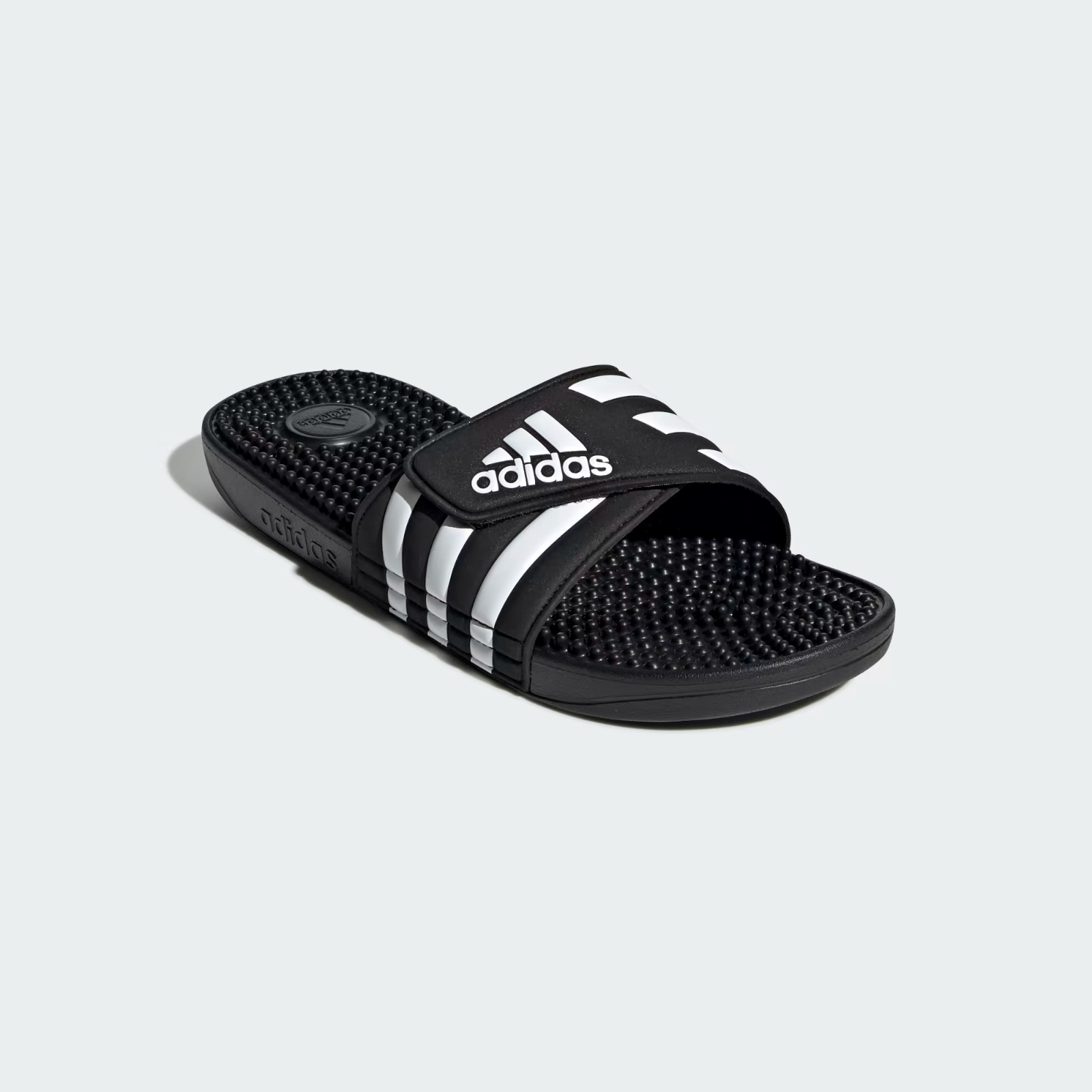Adidas Men’s Adissage Slides / Sandal Shoe F35580 Black / White