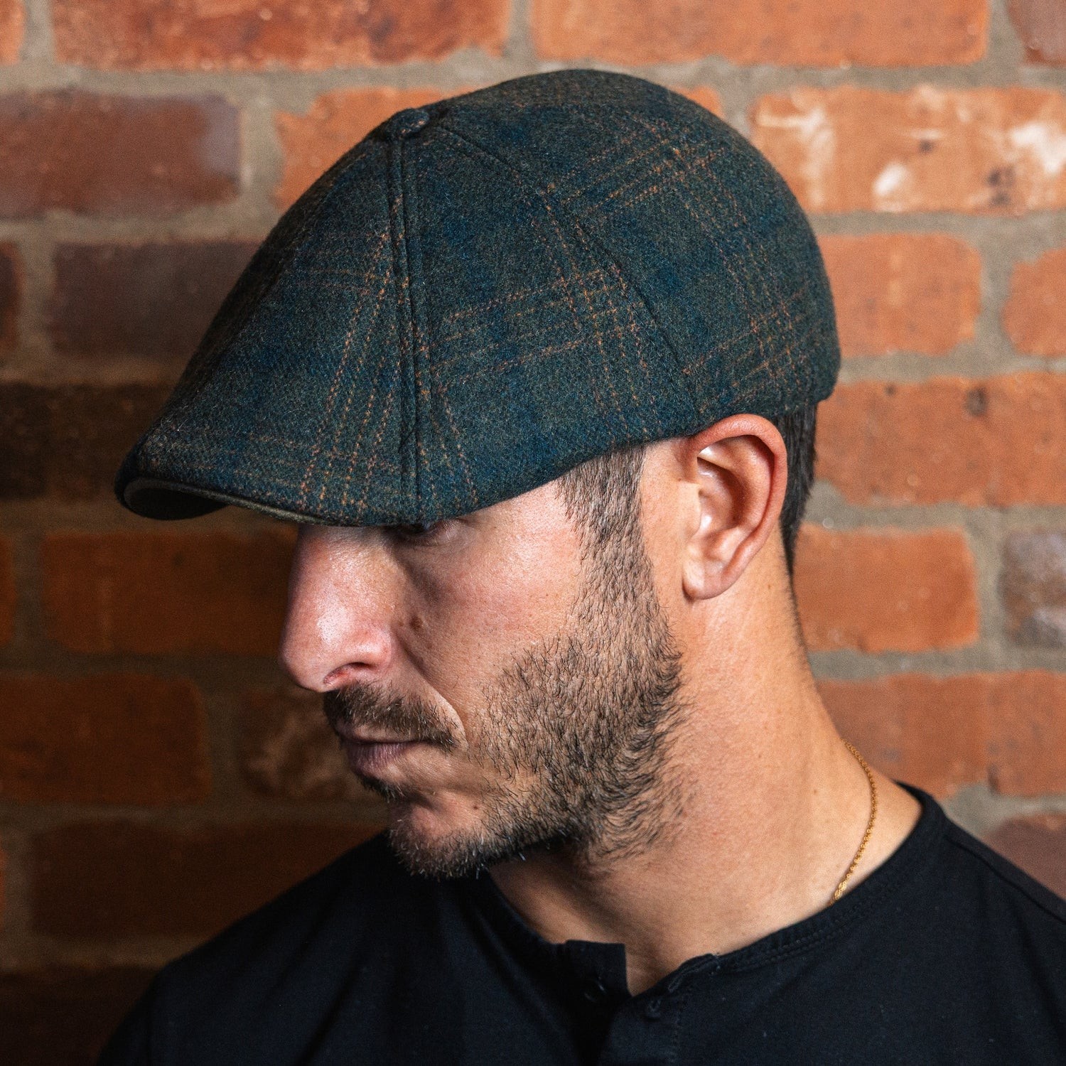 Boston Scally Boondock Collectors Edition Grey Wool Blend Flat Cap Mens