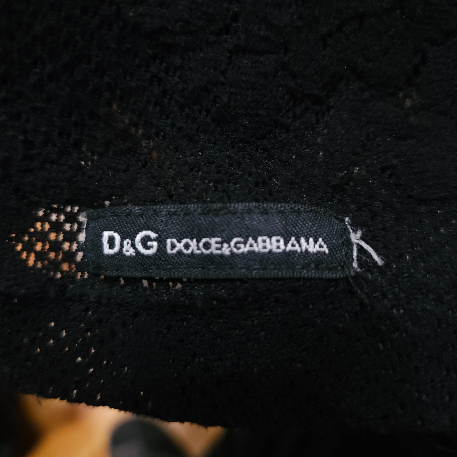 Vintage Dolce & Gabbana Lace Top Polo size 38/XS, Duties Paid (US)