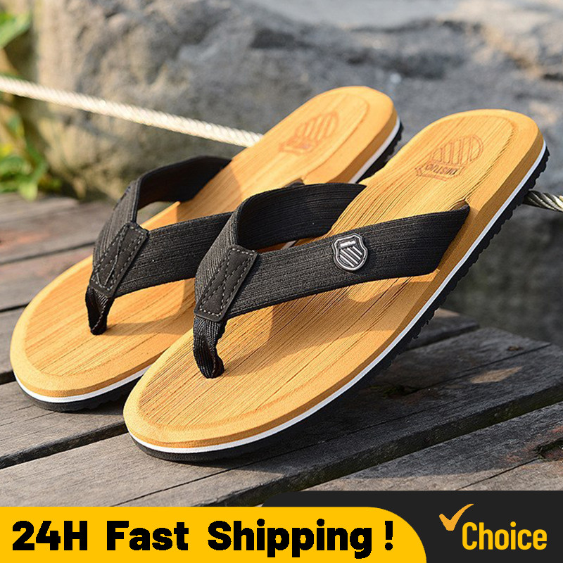 Mens Flip Flops Thong Sandals Shower Beach Slider Slip On Summer Casual Slipper