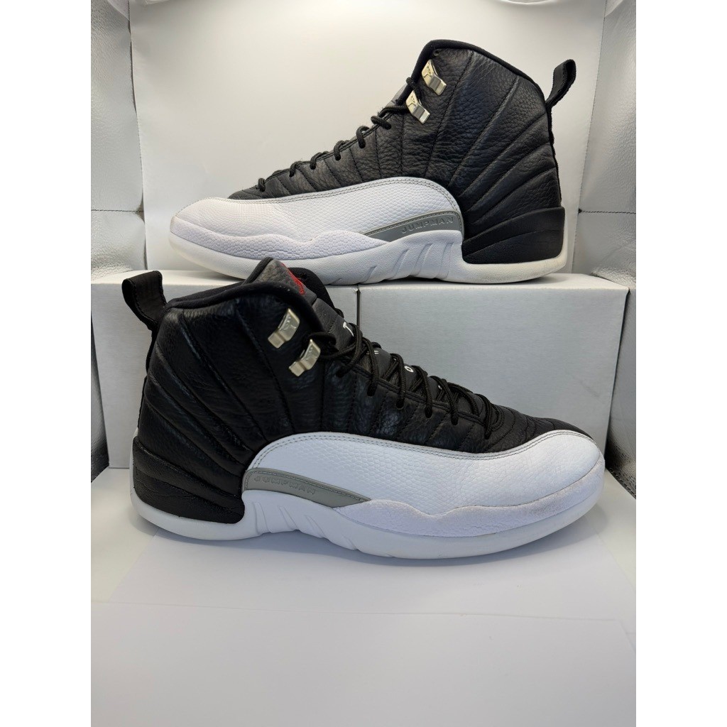 Nike Air Jordan 12 Retro Playoff Black White CT8013-006 Size 12 Used No Box