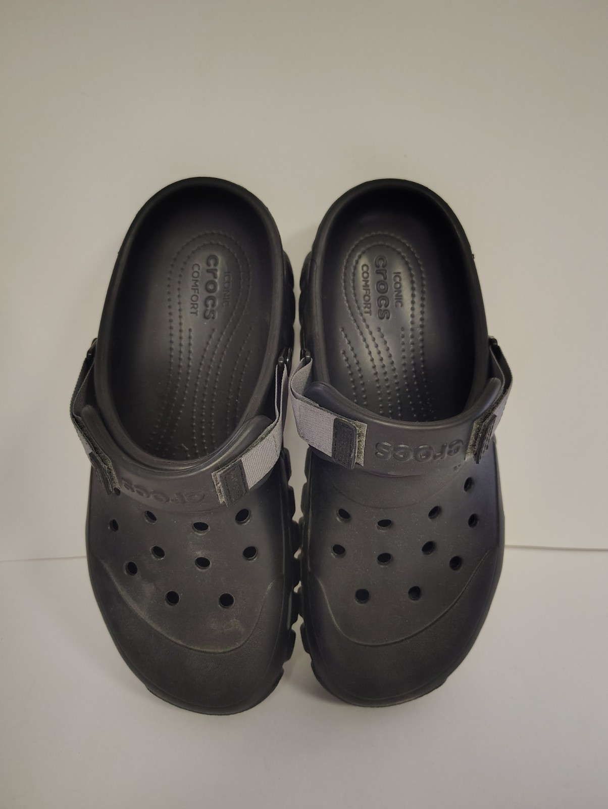 Crocs Offroad Sport Clog Waterproof Adjustable Heel Strap Rugged Lug Sole M8 W10