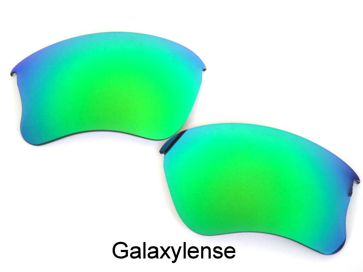 Galaxy Replacement Lenses For Oakley Flak Jacket XLJ Sunglasses Green Polarized