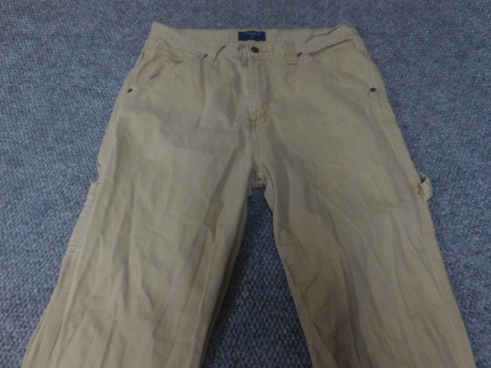 Saddlebred Mens Jeans 30×31 Beige straight blue Denim regular carpenter