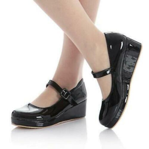 Women’s Platform Wedge Dress Ankle Strap Mary Jane lolita shoes